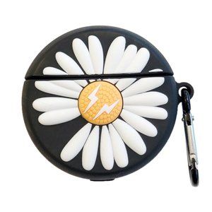 Black Daisy Headphone Case